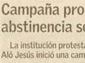 campaña abstinencia